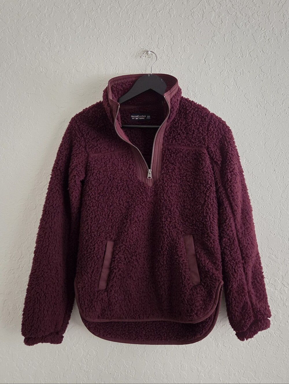Abercrombie And Fitch Soft A&F Sherpa Pullover